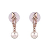 Fashion Jewellery Rose Gold Plated CZ Attractive Designer Drop Earrings