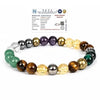 Money Magnet Bracelet, Pyrite Green Aventurine & Citrine for Abundance