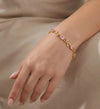 Gold Plated Crystal & Zircon Bracelet for Women
