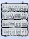 16-Pair Earring Set for Women with Folding Jewellery Box | Daily & Party Wear Combo