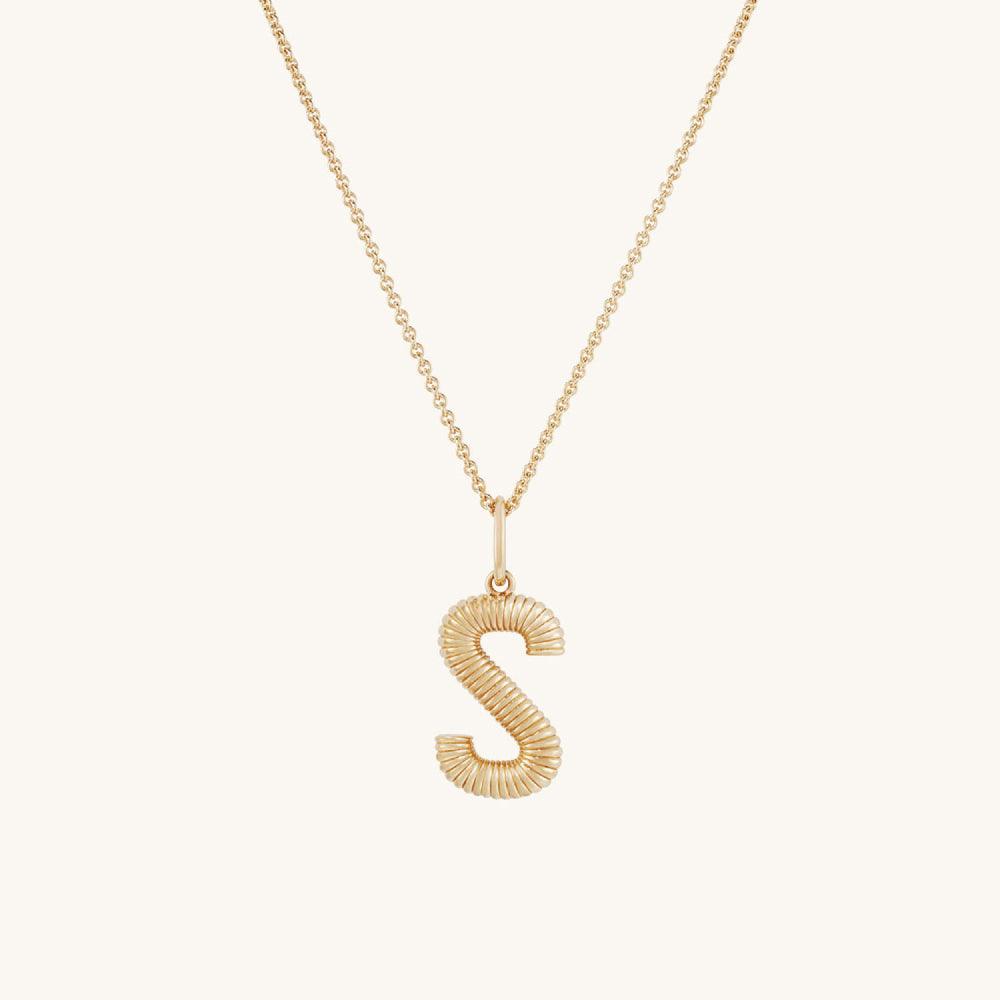 Letter Pendant Necklace