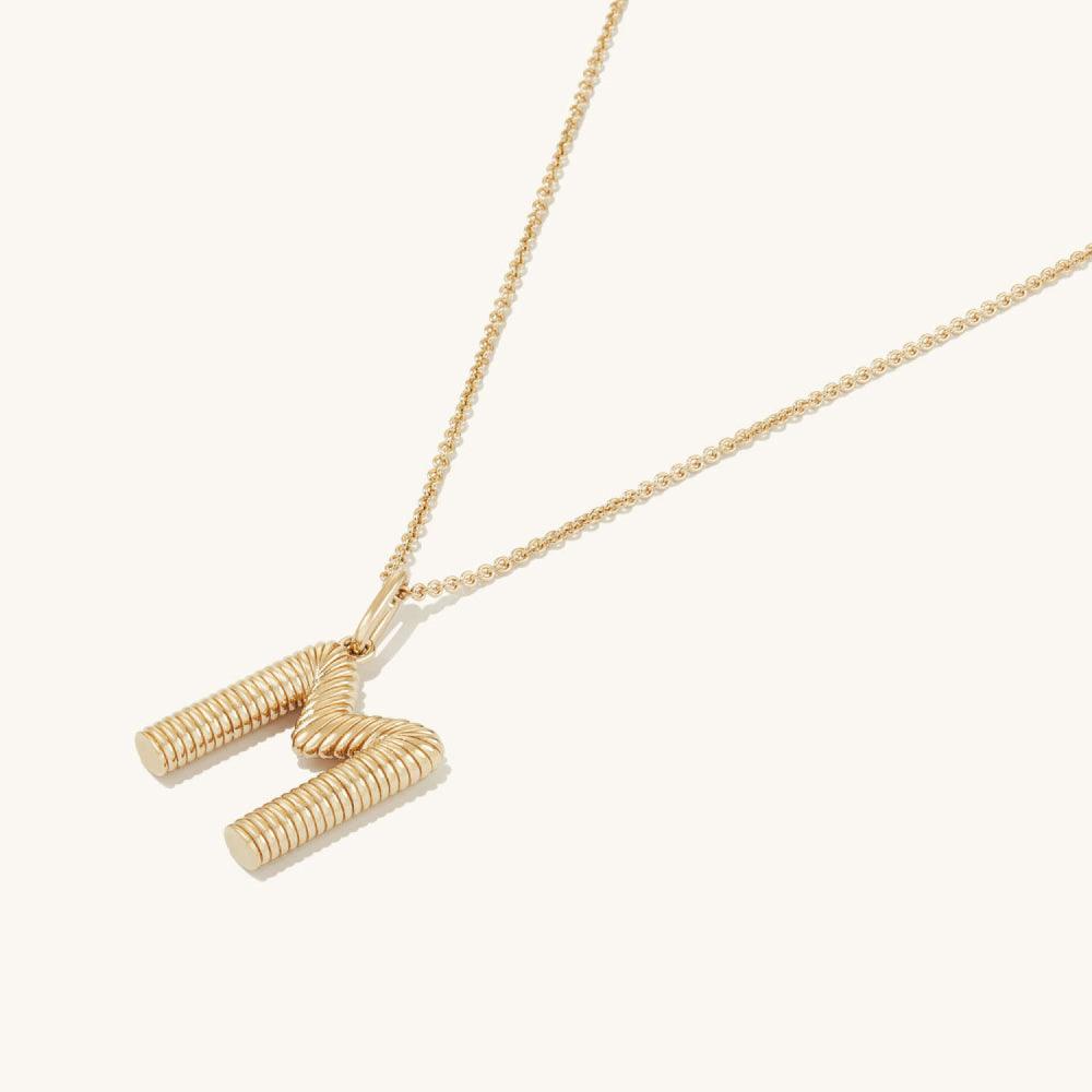 Letter Pendant Necklace