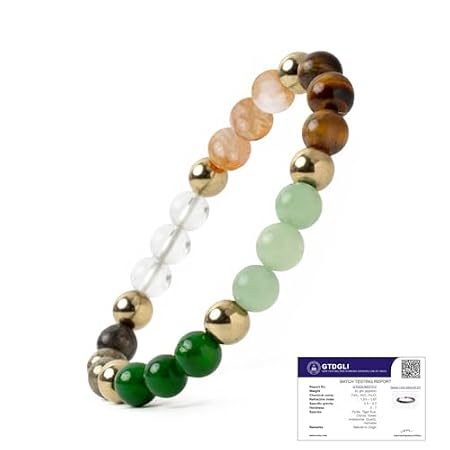 Astrotalk Dhan Yog Bracelet | Attracts Wealth & Financial Prosperity | Pyrite, Citrine, & Aventurine | Astrology Dhanyog Bracelet for Men & Women | Gift for Man & Woman