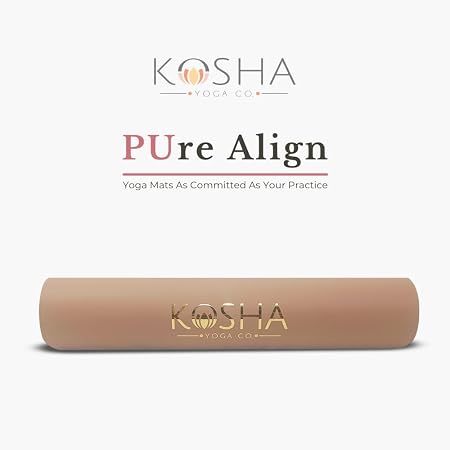 Kosha Yoga Co Pure Align Yoga Mat – 6.5mm (Mocha)