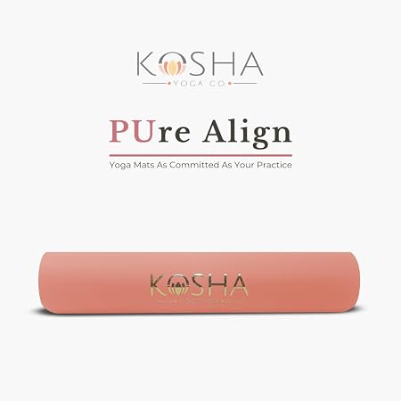 Kosha Yoga Co Pure Align Yoga Mat – 6.5mm (Peach)