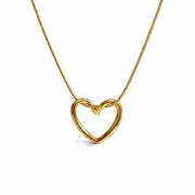 Simple Chains Hollow Heart Necklace Set For Women and Girls Stylish | Anti - Jados Fashion