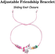 Friendship Bracelets for Girls, 12-Piece Set Features Vibrant Unicorn Designs - Jados Fashion