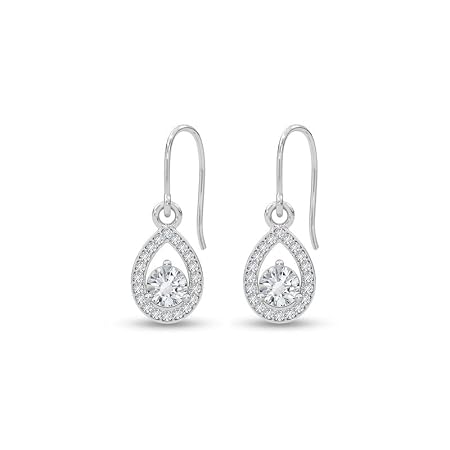 925 Sterling Silver Luna Drop Earrings for Women & Girls Daily Wear