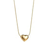 Love Pendant Necklace Chain for Women & Girls, Anti-Tarnish Stainless Steel