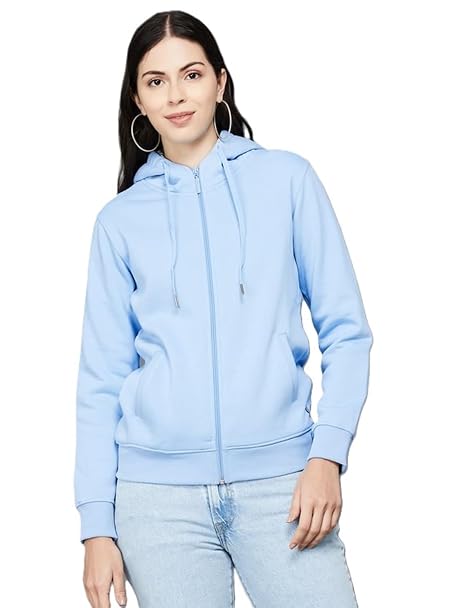 ADBUCKS Sweatshirts for Women Stylish Winter | Women Sweatshirt for Winter Stylish SkyBlue
