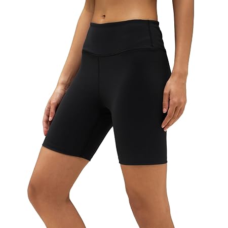 Boldfit Shorts for Woman Align Shorts for Women Stretchable Nylon Spandex Yoga Shorts Skin Fit Sports Running Tights for Yoga Workout