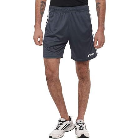 Adidas Men Polyester M CLS SHORTS, Training Shorts, BOONIX/WHITE, X-Large