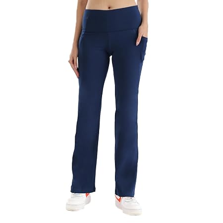 NITE FLITE Women Yoga Pant (Picasso Blue)