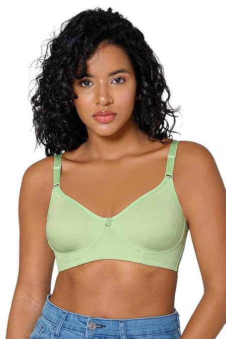 Intimacy Women's Bra Non-Padded Non-Wired Full Coverage T-Shirt Bra for Women