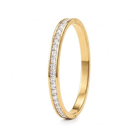 Sparkling Line Bangle Bracelet for Women - Gift for Girls & Women |