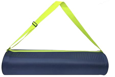 Panchtatava Yoga Mat Cover with Adjustable Shoulder Strap-Stylish Parachute Blue Yoga Bag (1) Polyester