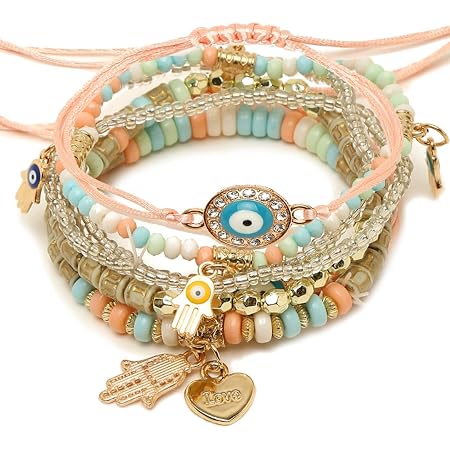 YouBella Jewellery Evil Eye Bracelet for Girls and Women (Style 3)