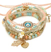 Evil Eye Bracelet for Girls and Women, Protective Charm Style