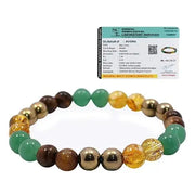 Money Magnet Fusion Bracelet for Men & Women | Natural Pyrite, Tiger Eye, Jados Fashion