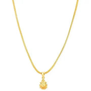 Handikraft Kottage Ganesh ji Pendant With One Gram Micro Gold Plated Brass - Jados Fashion