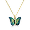 Golden Butterfly Pendant Necklace for Women & Girls