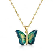 Butterfly Pendant Necklace for Women & Girls Stylish Golden Necklace | Neck - Jados Fashion