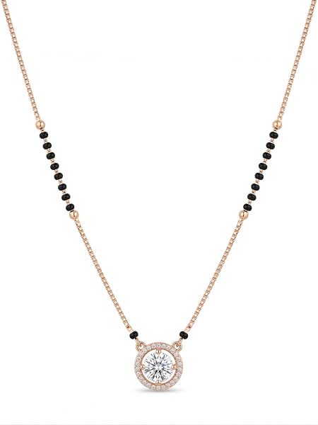 Zeraki Jewels Gold Plated Artificial Stones and Beads Suhana Mangalsutra 2.0 For Women