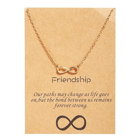 Fashion Frill Exclusive Pendant For Girls Infinite/Infinity Gold Plated Chain Necklace For Women Girls Women's Jewellery Gift For Anniversary Stylish Pendant (Casual)