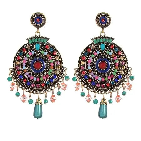 Jewellery Gifts Bohemian Western Earings Multi-Color Stylish Latest - Jados Fashion