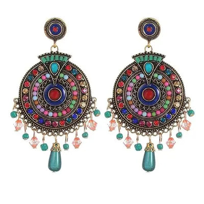 Jewellery Gifts Bohemian Western Earings Multi-Color Stylish Latest - Jados Fashion