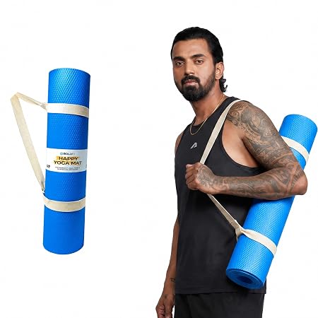 Boldfit Yoga Mats For Women yoga mat for men Exercise mat for home workout yoga mat for women gym mat Anti Slip Yoga mat 4mm Workout mat Yoga Mat For Kids Yoga mate gym mats for workout at home