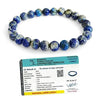 Original Lapis Lazuli Bracelet for Women, Lab Certified Natural Stone