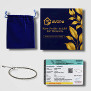 Raw Pyrite Anklet for Women, Adjustable Crystal Payal - Jados Fashion