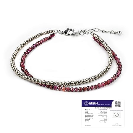 Astrotalk Love & Money Anklet for Women | Adjustable Pyrite & Garnet Anklet for Confidence, Protection & Balance | Daily & Office Wear Jewellery for Women | Gift for Woman & Girlfriend