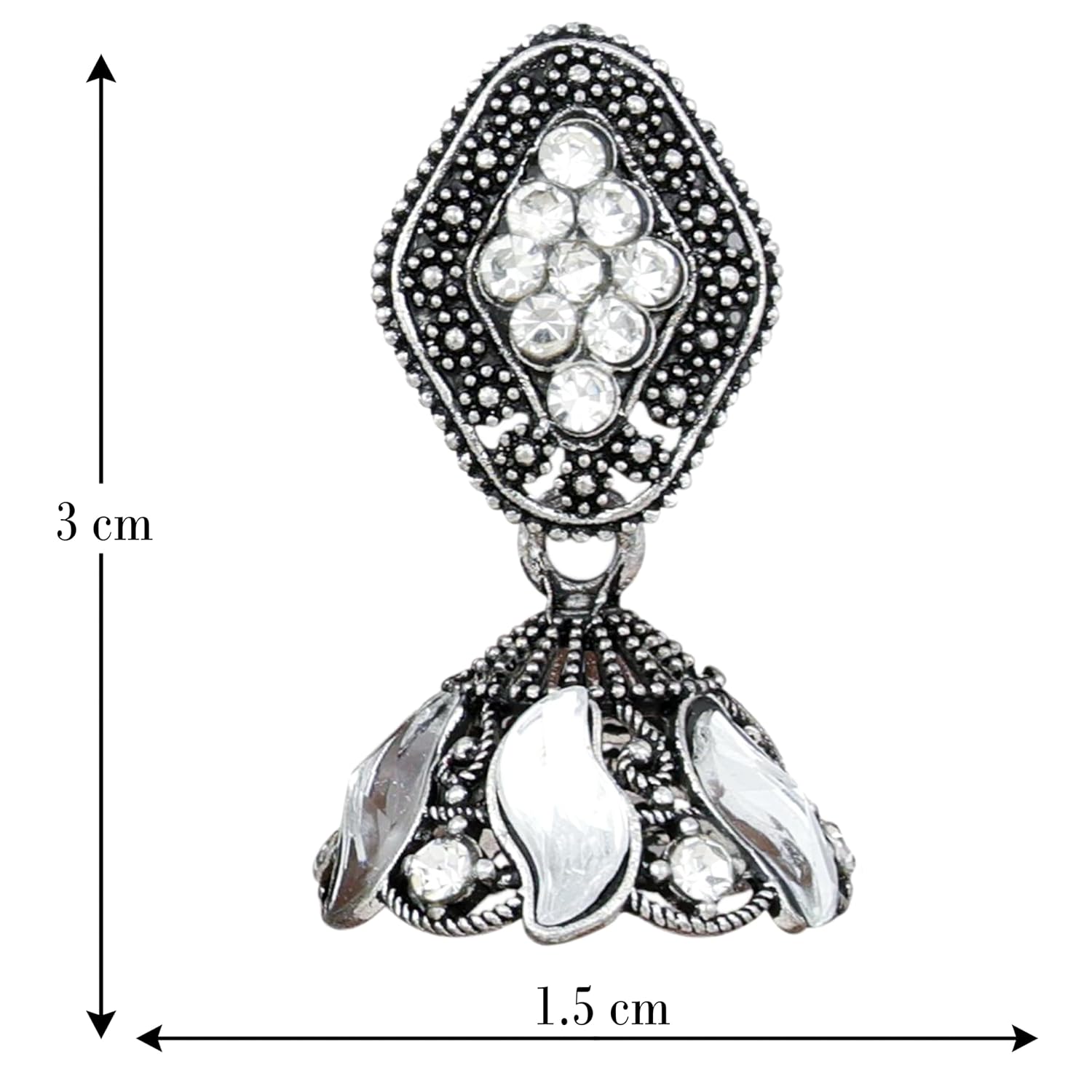 12 Earrings For Women Floral Vintage Design Traditional Drop Jhumke For Women Girls