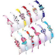 Friendship Band For Girls, Stylish Bracelet For Kids, 12 Pcs - Jados Fashion