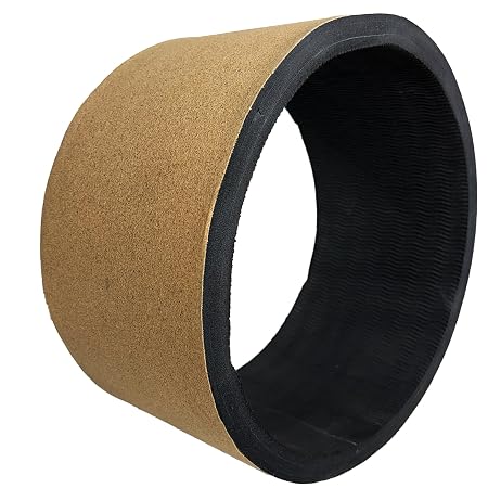 The Yogis Original Cork Fitness Yoga Wheel Yoga Circle for Men & Women, 13Inch Made in India