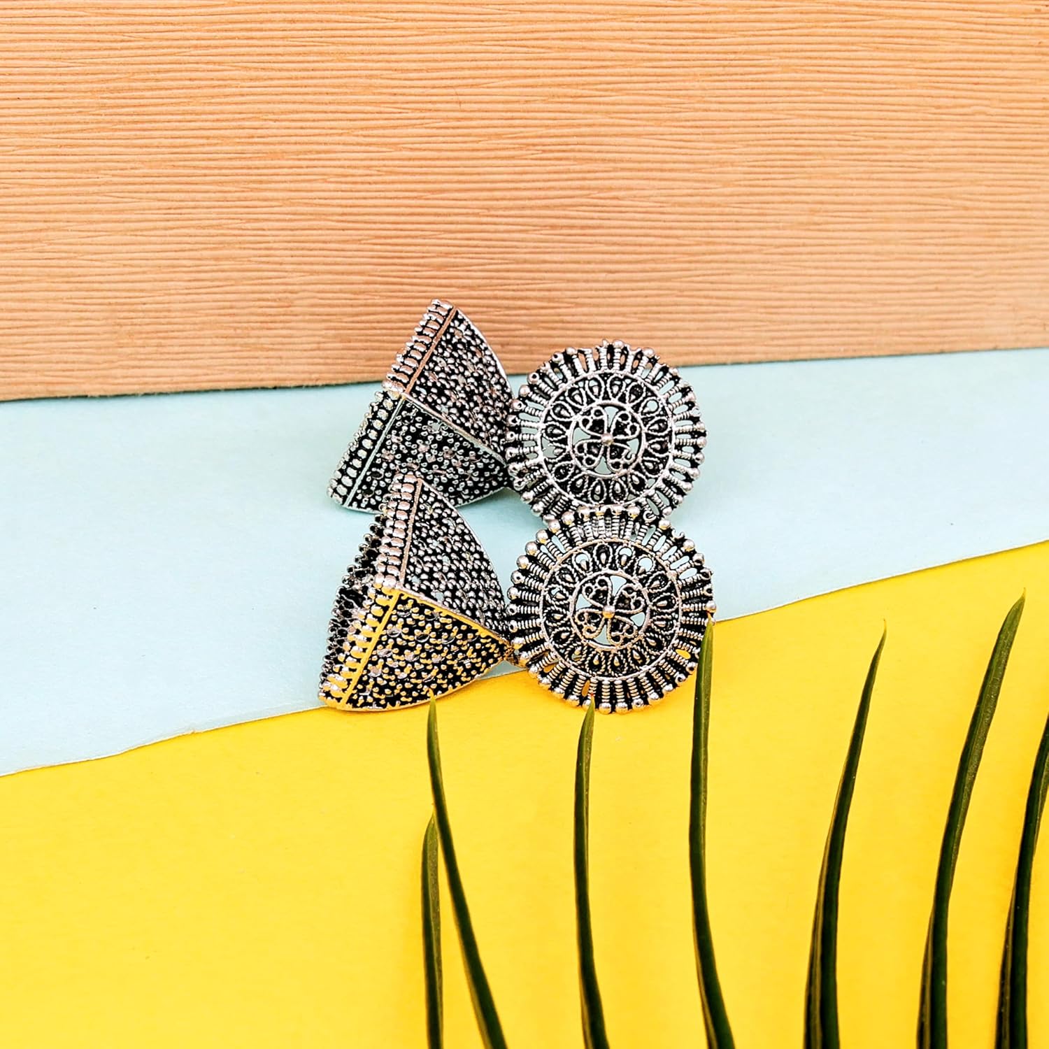 12 Earrings For Women Floral Vintage Design Traditional Drop Jhumke For Women Girls