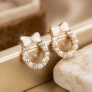 Trendy Korean Style Pearl Earrings Combo Pack (9 Pairs) Beads Alloy Stud Earring - Jados Fashion